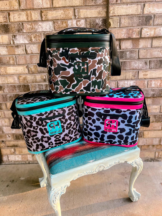 Blue Leopard Ranch Hand Cooler (2 Styles) *Preorder*