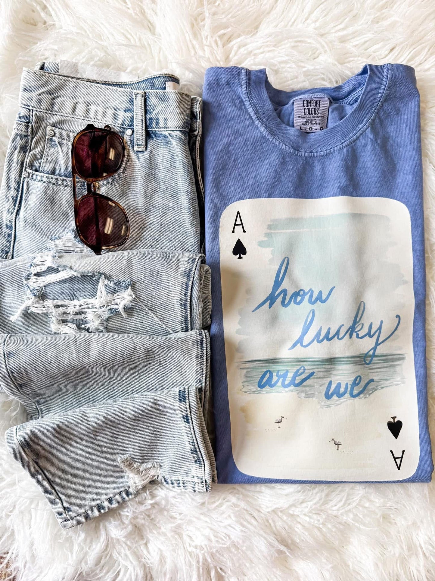“How Lucky Are We” Graphic Tee