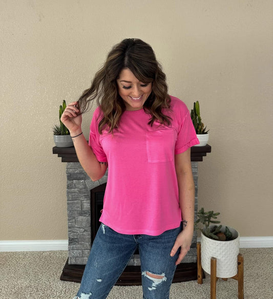 Spring Top- Pink